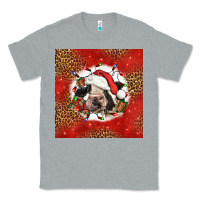 Heather Grey christmas cow Classic Tee - LillyAllenDesigns