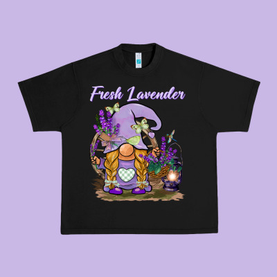Fresh Lavender Gnome Urban Heavy Tee Designed By Barkaloodesign
