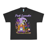 Pigment Black fresh lavender gnome Urban Heavy Tee - BarkalooDesign