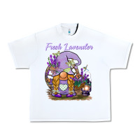 White fresh lavender gnome Urban Heavy Tee - BarkalooDesign