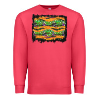 Cardinal Halloween Skull Background Premium Sweatshirt - BundleAndBundleShop