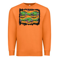 Carrot Halloween Skull Background Premium Sweatshirt - BundleAndBundleShop