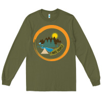 Army Green I hate people camping hiking Long Sleeve Tee - Bettercallsaul