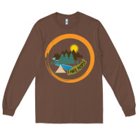 Chestnut I hate people camping hiking Long Sleeve Tee - Bettercallsaul