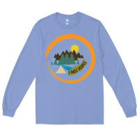 Colony Blue I hate people camping hiking Long Sleeve Tee - Bettercallsaul