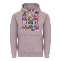 Vintage Zinc dear tiny human behind me Vintage Hoodie - Artiststas