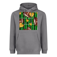 Storm american football field and hearts seamless pattern Heavyweight Hoodie - BundleAndBundleShop