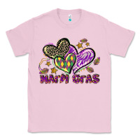 Bubblegum Pink Mardi Gras heart Classic Tee - LillyAllenDesigns
