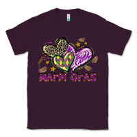 Plum Mardi Gras heart Classic Tee - LillyAllenDesigns