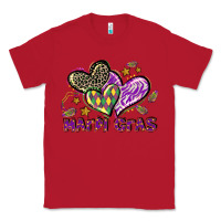 Red Mardi Gras heart Classic Tee - LillyAllenDesigns