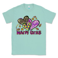 Mardi Gras Heart Classic Tee | Teevron