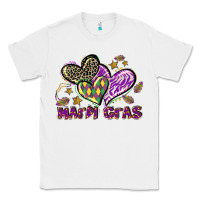 White Mardi Gras heart Classic Tee - LillyAllenDesigns