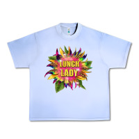 Lunch Lady Tie Dye Sunflower Urban Heavy Tee | Teevron