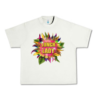 Pistachio lunch lady tie dye sunflower Urban Heavy Tee - BarkalooDesign