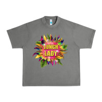 Tornado lunch lady tie dye sunflower Urban Heavy Tee - BarkalooDesign
