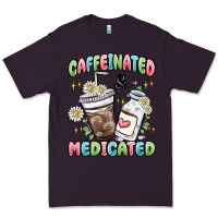 Plum caffeinated and medicated Premium Tee - MaliasSmallBusiness