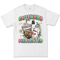 White caffeinated and medicated Premium Tee - MaliasSmallBusiness
