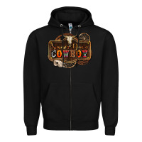 Black simmer down cowboy olivia Zipper Hoodie - OliviaCreatesArt