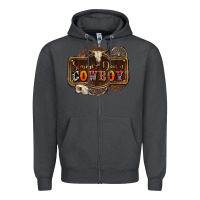 Smoke simmer down cowboy olivia Zipper Hoodie - OliviaCreatesArt
