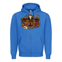 True Royal simmer down cowboy olivia Zipper Hoodie - OliviaCreatesArt