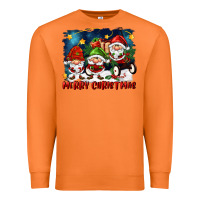 Carrot merry christmas gnomies wagon Premium Sweatshirt - FaDigitalArtStudio
