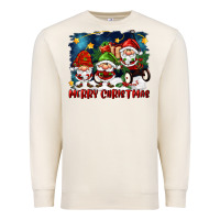 Sandshell merry christmas gnomies wagon Premium Sweatshirt - FaDigitalArtStudio