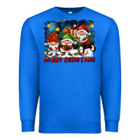 True Royal merry christmas gnomies wagon Premium Sweatshirt - FaDigitalArtStudio