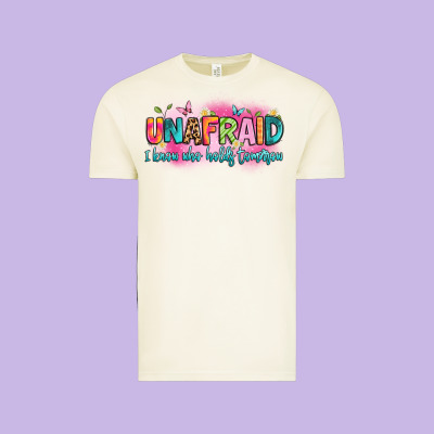 Unafraid I Know Who Holds Tomorrow Vintage Tee Designed By Artiststas