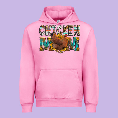 Chicken Mom Urban Hoodie Designed By Lillyallendesigns