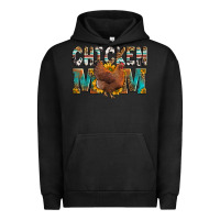 Pigment Black chicken mom Urban Hoodie - LillyAllenDesigns