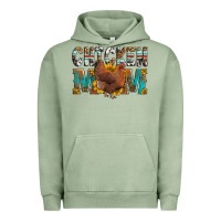 Pigment Oil Green chicken mom Urban Hoodie - LillyAllenDesigns