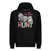 Black Easter gnomes on the hunt Premium Hoodie - OliviaCreatesArt