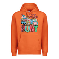 Carrot Easter gnomes on the hunt Premium Hoodie - OliviaCreatesArt