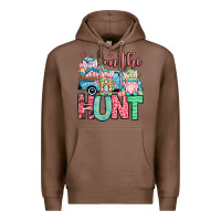 Chestnut Easter gnomes on the hunt Premium Hoodie - OliviaCreatesArt