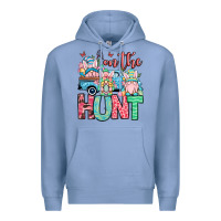 Colony Blue Easter gnomes on the hunt Premium Hoodie - OliviaCreatesArt