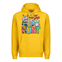Lemon Easter gnomes on the hunt Premium Hoodie - OliviaCreatesArt