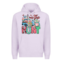 Lilac Easter gnomes on the hunt Premium Hoodie - OliviaCreatesArt