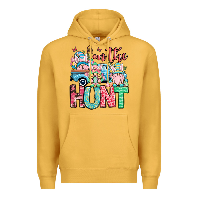 Easter Gnomes On The Hunt Premium Hoodie by OliviaCreatesArt | Teevron