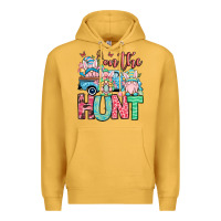 Mustard Easter gnomes on the hunt Premium Hoodie - OliviaCreatesArt
