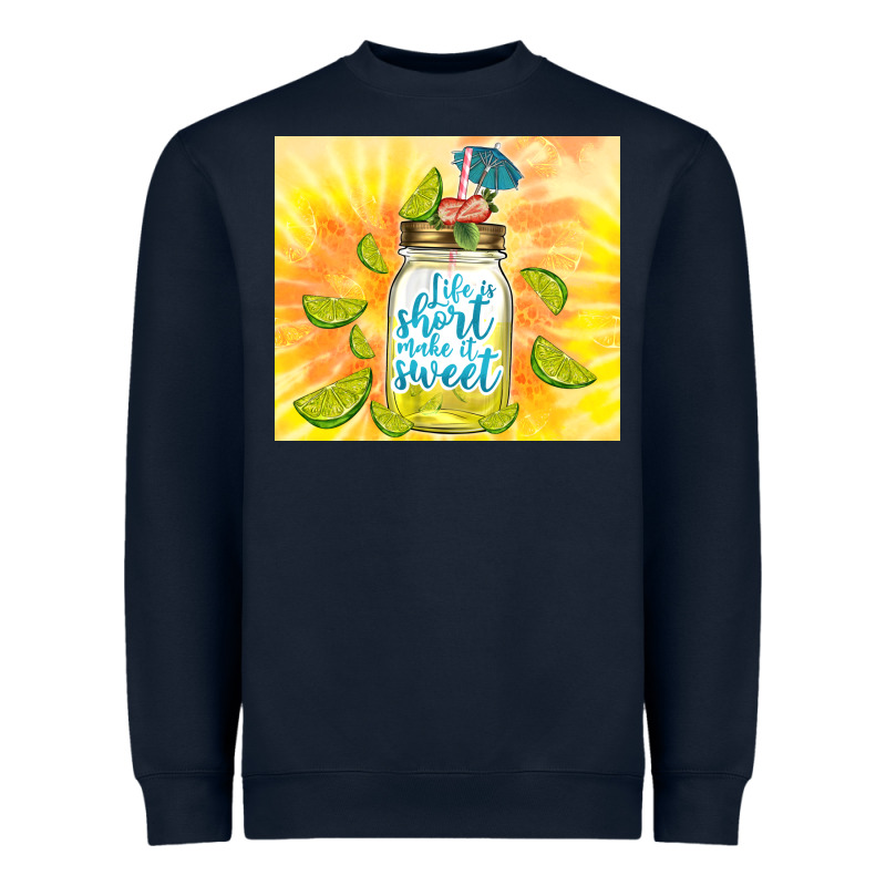 Life Is Short Make It Sweet Heavyweight Sweatshirt by TumblerDesignByShophia | Teevron