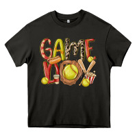 Asphalt game day softball Heavy Core Tee - MaliasSmallBusiness