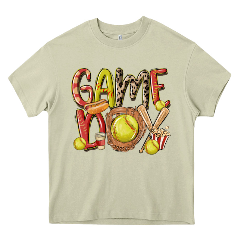 Game Day Softball Heavy Core Tee by MaliasSmallBusiness | Teevron