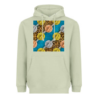 Matcha american football medal with leopard Heavyweight Hoodie - BundleAndBundleShop