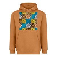 Meerkat american football medal with leopard Heavyweight Hoodie - BundleAndBundleShop