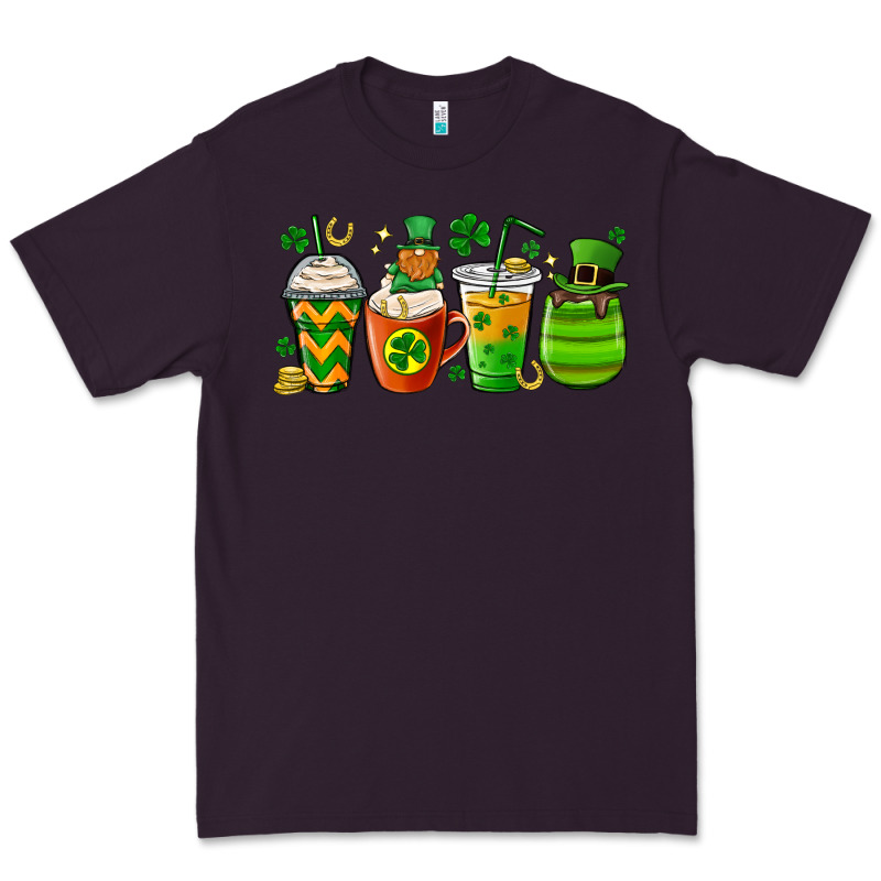 St. Patricks Day Coffee Cups Premium Tee by MaliasSmallBusiness | Teevron