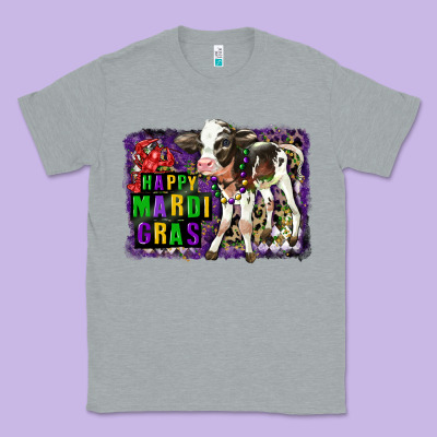 Mardi Gras Calf Classic Tee Designed By Lillyallendesigns