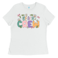 White beach crew Ladies Tee - MaliasSmallBusiness
