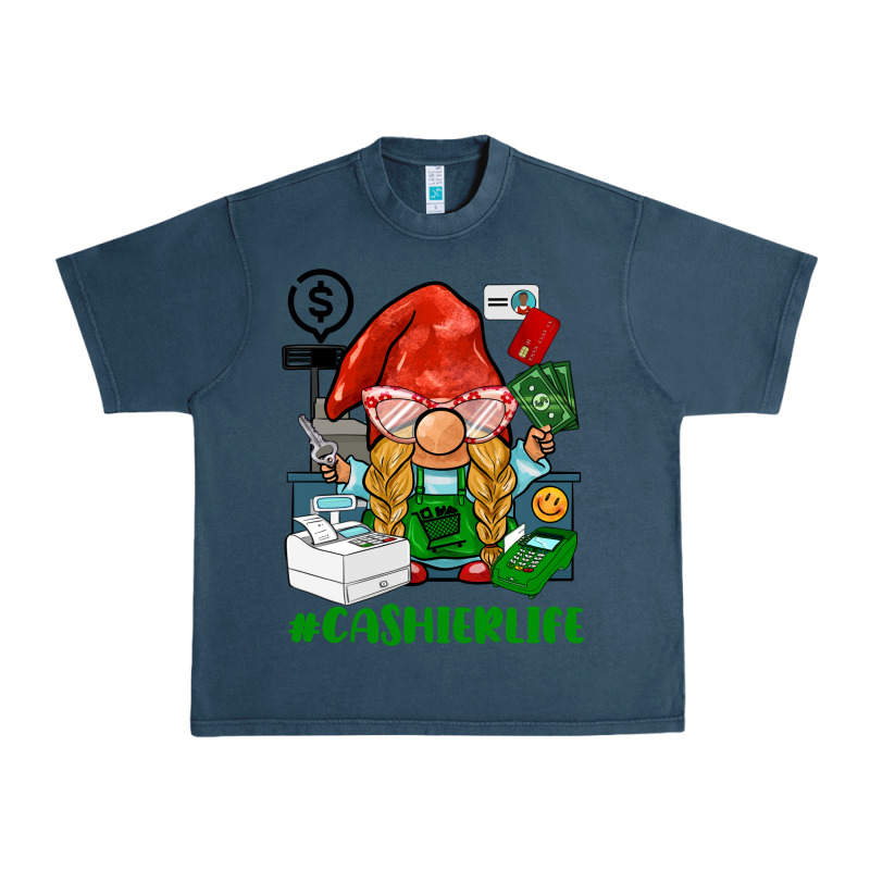 Cashier  Life Gnome Urban Heavy Tee by BarkalooDesign | Teevron