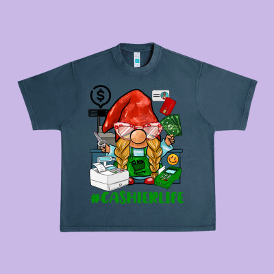 Cashier  Life Gnome Urban Heavy Tee Designed By Barkaloodesign