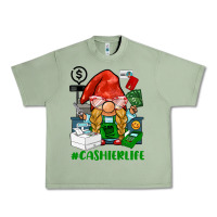 Oil Green cashier  life gnome Urban Heavy Tee - BarkalooDesign